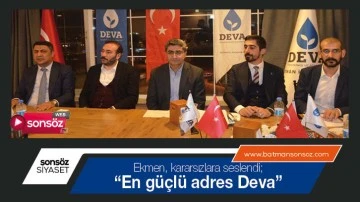 Ekmen, kararsızlara seslendi