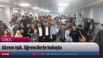 Ekrem Işık, &ouml;ğrencilerle buluştu