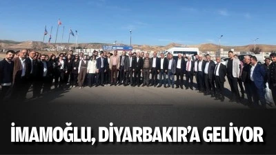 İmamoğlu, Diyarbakır&rsquo;a geliyor