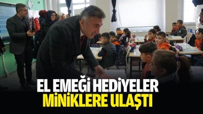 El emeği hediyeler miniklere ulaştı