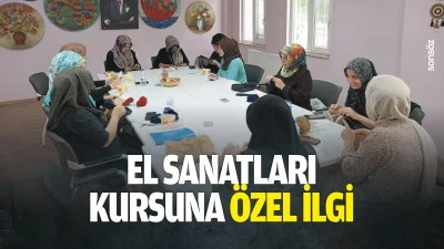 El sanatları kursuna &ouml;zel ilgi&hellip;