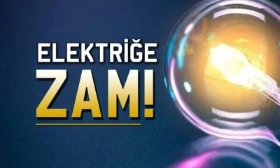 Elektriğe zam
