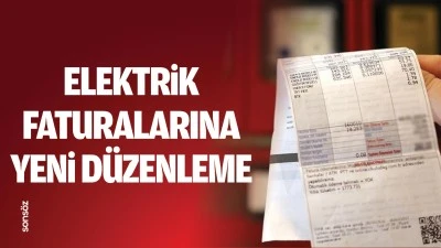 Elektrik faturalarına yeni d&uuml;zenleme