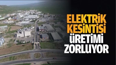 Elektrik kesintisi &uuml;retimi zorluyor