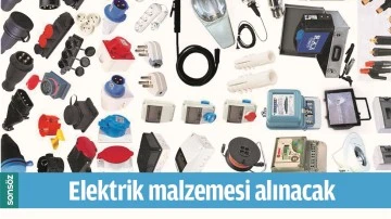 ELEKTRİK MALZEMESİ ALINACAK
