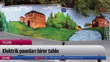 Elektrik panoları birer tablo