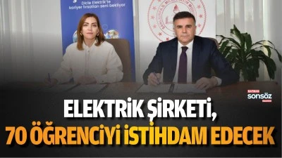 Elektrik Şirketi, 70 &ouml;ğrenciyi istihdam edecek