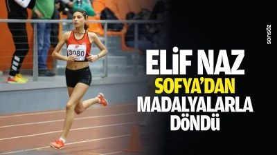 Elif Naz, Sofya&rsquo;dan madalyalarla d&ouml;nd&uuml;