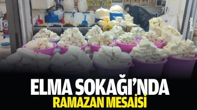 Elma Sokağı'nda ramazan mesaisi