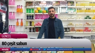 Elma Sokağında 80 &ccedil;eşit sabun 
