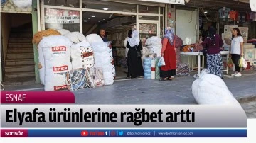 Elyafa &uuml;r&uuml;nlerine rağbet arttı