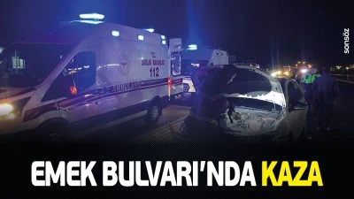 Emek Bulvarı&rsquo;nda kaza