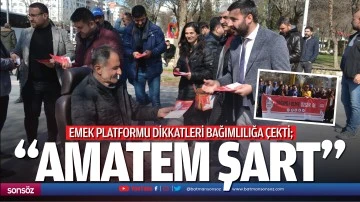 Emek Platformu dikkatleri bağımlılığa &ccedil;ekti; &ldquo;AMATEM şart&hellip;&rdquo;