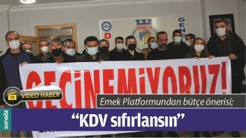 EMEK PLATFORMUNDAN B&Uuml;T&Ccedil;E &Ouml;NERİSİ