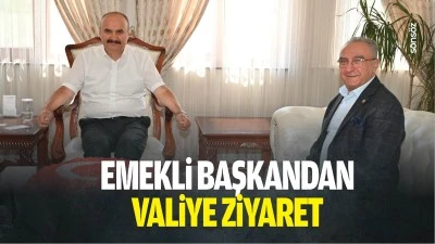 Emekli Başkandan valiye ziyaret&hellip;