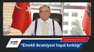 &ldquo;Emekli ikramiyesi hayal kırıklığı&rdquo;