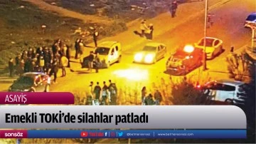 Emekli TOKİ&rsquo;de silahlar patladı