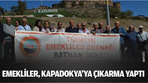 Emekliler, Kapadokya&rsquo;ya &ccedil;ıkarma yaptı