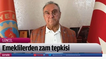Emeklilerden zam tepkisi