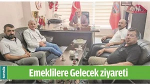 EMEKLİLERE GELECEK ZİYARETİ
