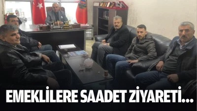 Emeklilere Saadet ziyareti&hellip;