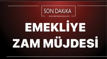 Emekliye zam m&uuml;jdesi