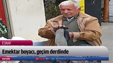 Emektar boyacı, ge&ccedil;im derdinde