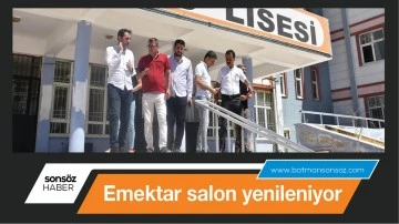 Emektar salon yenileniyor