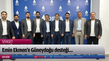 Emin Ekmen&rsquo;e G&uuml;neydoğu desteği&hellip;