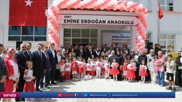 Emine Erdoğan Anaokulu a&ccedil;ıldı