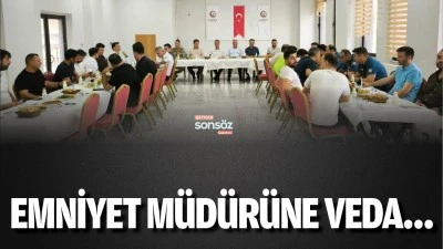 Emniyet M&uuml;d&uuml;r&uuml;ne veda&hellip; 