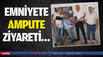 Emniyete ampute ziyareti&hellip;