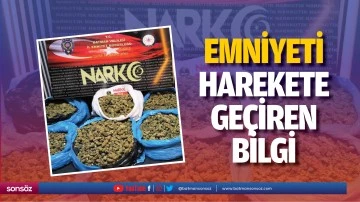 Emniyeti harekete ge&ccedil;iren bilgi