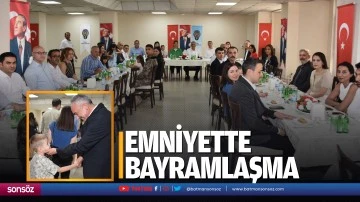 Emniyette bayramlaşma