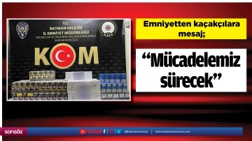 Emniyetten ka&ccedil;ak&ccedil;ılara mesaj