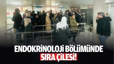 Endokrinoloji B&ouml;l&uuml;m&uuml;nde sıra &ccedil;ilesi!