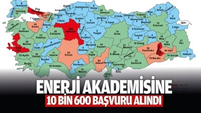 Enerji Akademisine 10 bin 600 başvuru alındı