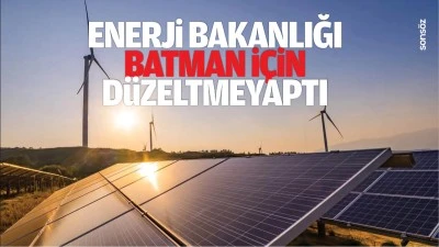 Enerji Bakanlığı, Batman i&ccedil;in d&uuml;zeltme yaptı