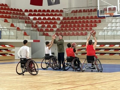 Engelli basket&ccedil;ilerimiz, Van ma&ccedil;ına hazırlanıyor