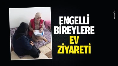 Engelli bireylere ev ziyareti