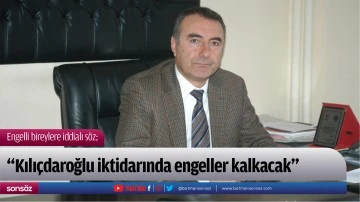 Engelli bireylere iddialı s&ouml;z;