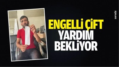 Engelli &ccedil;ift, yardım bekliyor