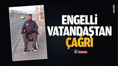 Engelli vatandaştan &ccedil;ağrı&hellip;