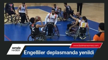 Engelliler deplasmanda yenildi