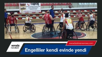 Engelliler kendi evinde yendi