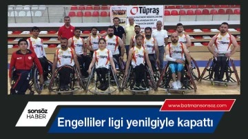 Engelliler ligi yenilgiyle kapattı