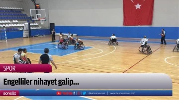 Engelliler nihayet galip&hellip;