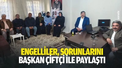Engelliler, sorunlarını Başkan &Ccedil;ift&ccedil;i ile paylaştı