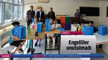 Engelliler unutulmadı