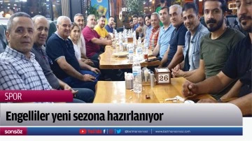 Engelliler yeni sezona hazırlanıyor